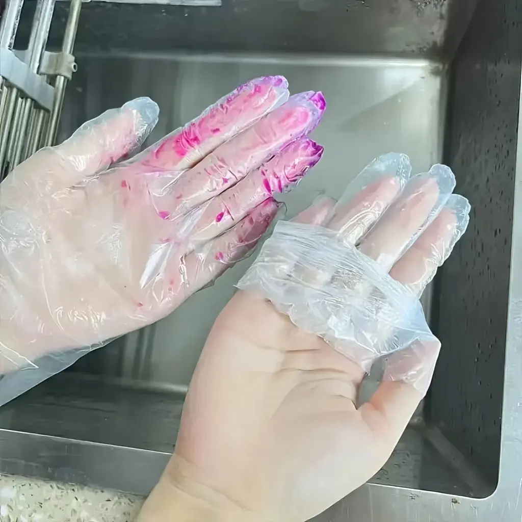 100/200/300 Pairs of Disposable Transparent Gloves, Odorless and Non Irritating, Suitable for Most People, Used for Food Contact