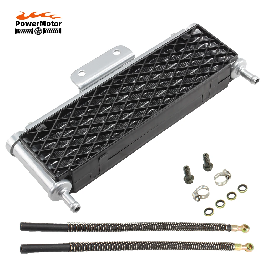 Oil Cooler Motorcycle Radiator Kit Universal Accessories Water Engine Cooling for Honda Kawasaki Monkey Motocross Pit Dirt Bike
