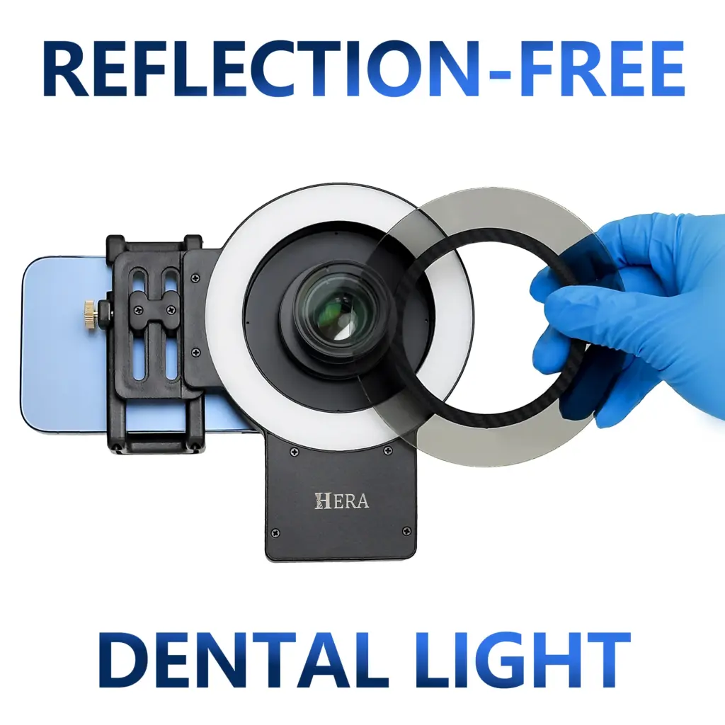HERA MK-23 Intraoral Dental Photography Light Colorimetric Flashlight Dentist Treatment Oral Filling Ring Lamp