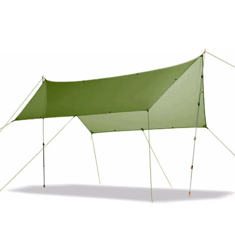 FLAME'S CREED 3*3M 4*3M 5*3M 15D Nylon Silicone Coating High Quality Outdoor Caming Tent Tarp