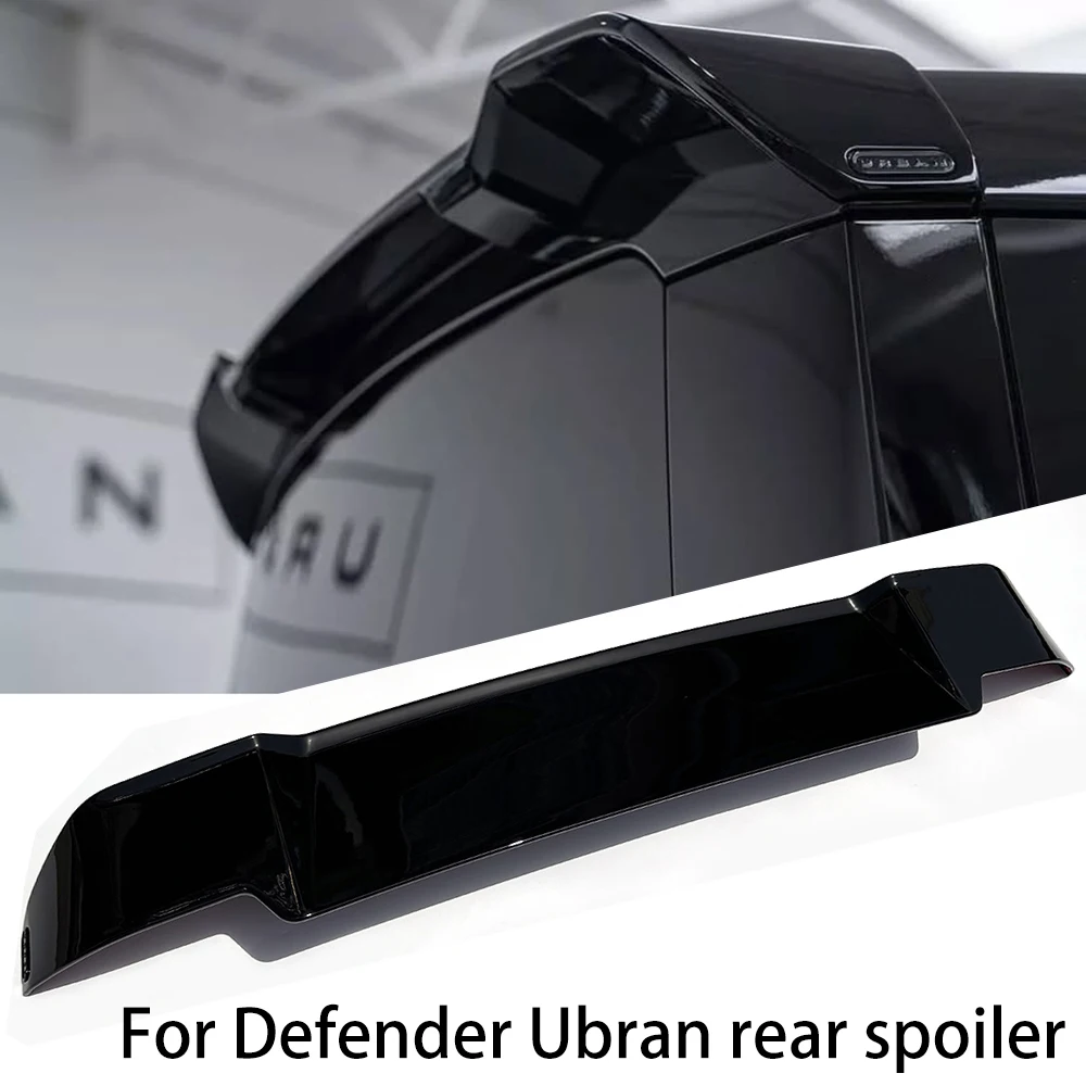 For Land Rover Defender L663 Urban style car roof rear spoiler kit ，Paste Rear Tail Wing Trunk Lip Spoiler
