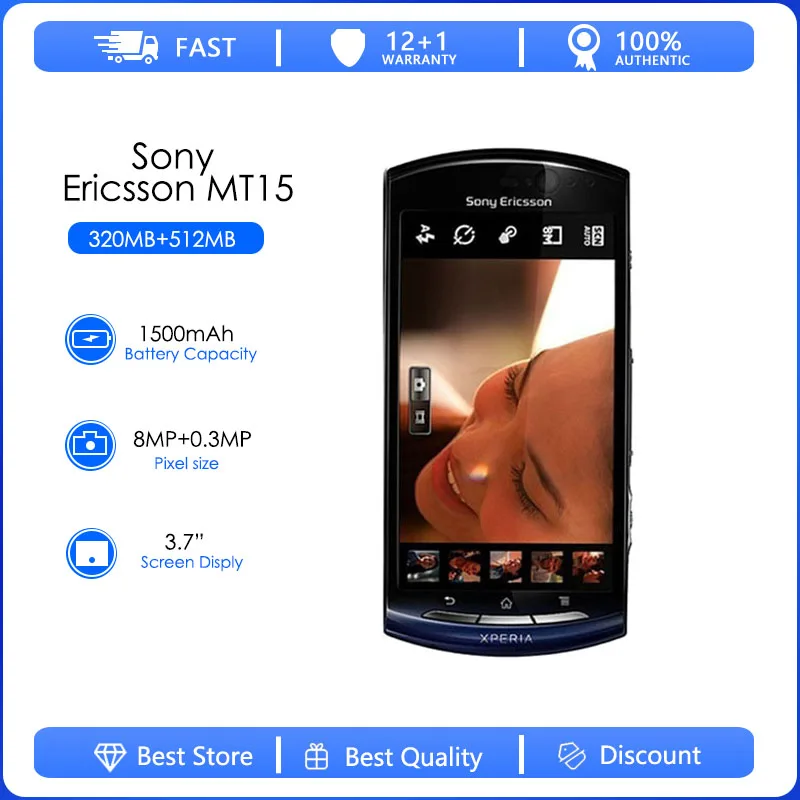Sony Ericsson Xperia Neo Refurbished-Original Unlocked Xperia MT15 Kyno Halon Hallon phone Front&Back Camera 1500mAh Battery