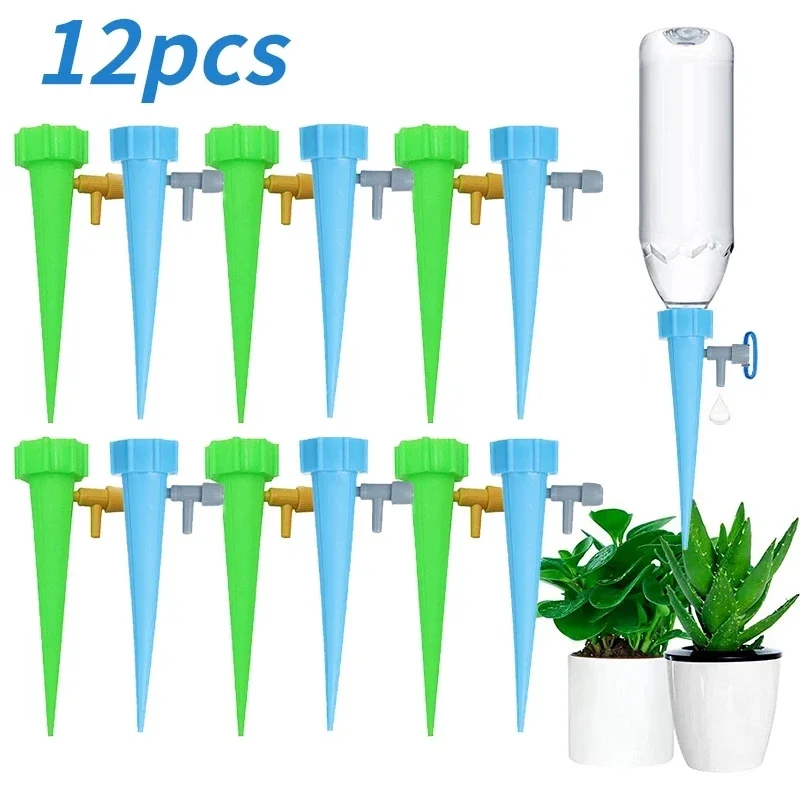 Automatic Drip Irrigation System Self Watering for Flower Plants Greenhouse Garden Adjustable Auto Water Dripper Device