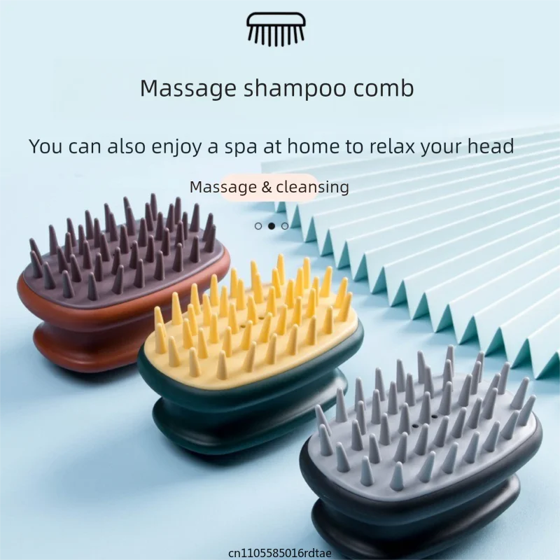 Massage comb,Scalp Massager Hair Growth, Soft Silicone Scalp Scrubber Shampoo Brush for Exfoliation, Head Massage Stress Relax