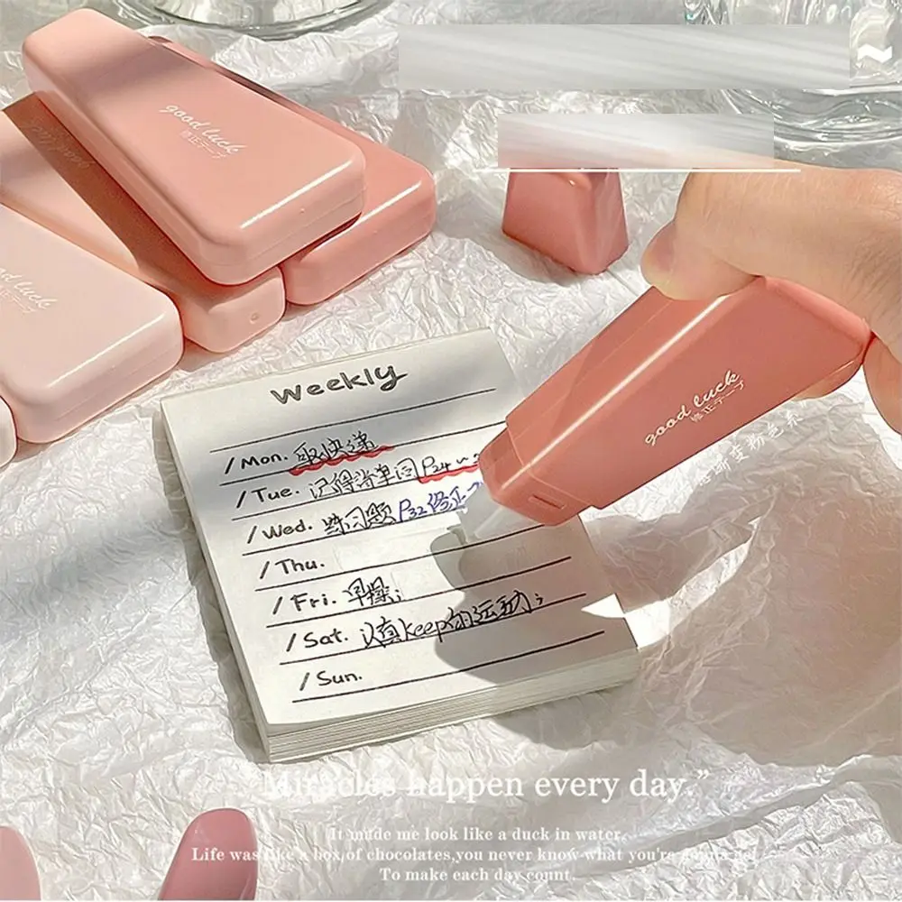 Error Corrector White Out Corrections Tape Japanese Korean Error Correction Tools INS Gradient Color Writing Corrector