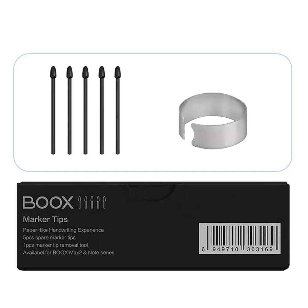 Marker Tips Nibs Kit for Onyx BOOX Pen2 Pro, Max Lumi2, Note Air2, Note 4, Note5,Nova Air C,Tab Mini C,Tab Ultra C,Stylus