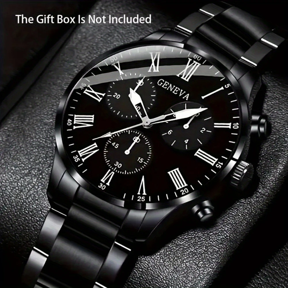 Men's Fashion Business watch, Simple casual quartz watch, Daily and work accessories, holiday gifts