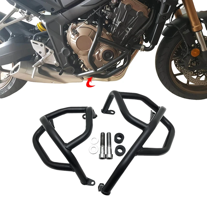 For HONDA CB650R Engine Guard Crash Bar Frame Bumper CB650 R CB 650R 2019-2022 2021 Motorcycle Fall Protection Protector