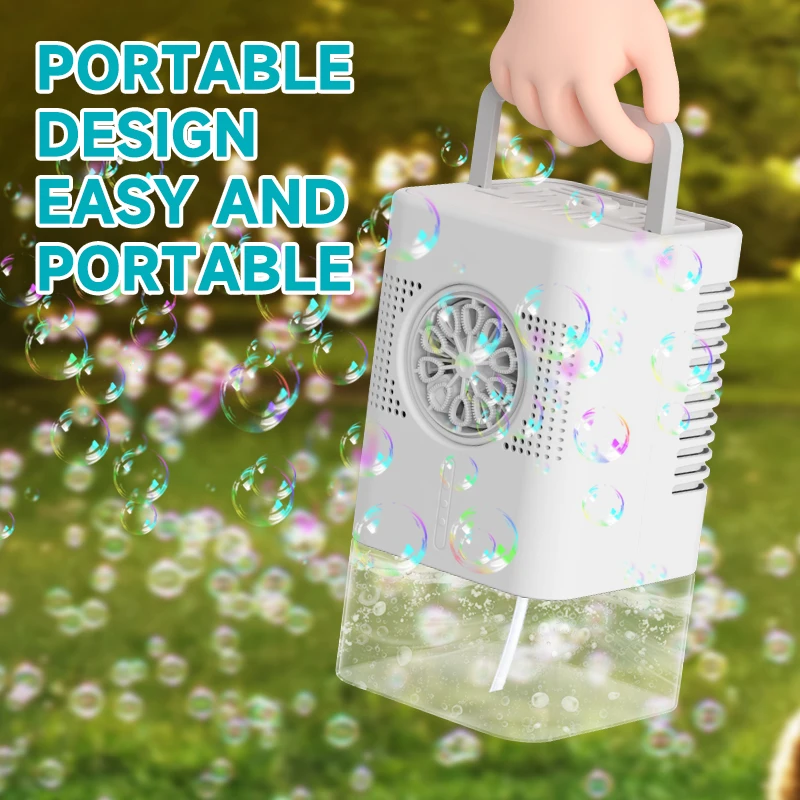 10-hole handheld bubble machine, automatic bubble gun, outdoor wedding event props, birthday party favors, outdoor toys