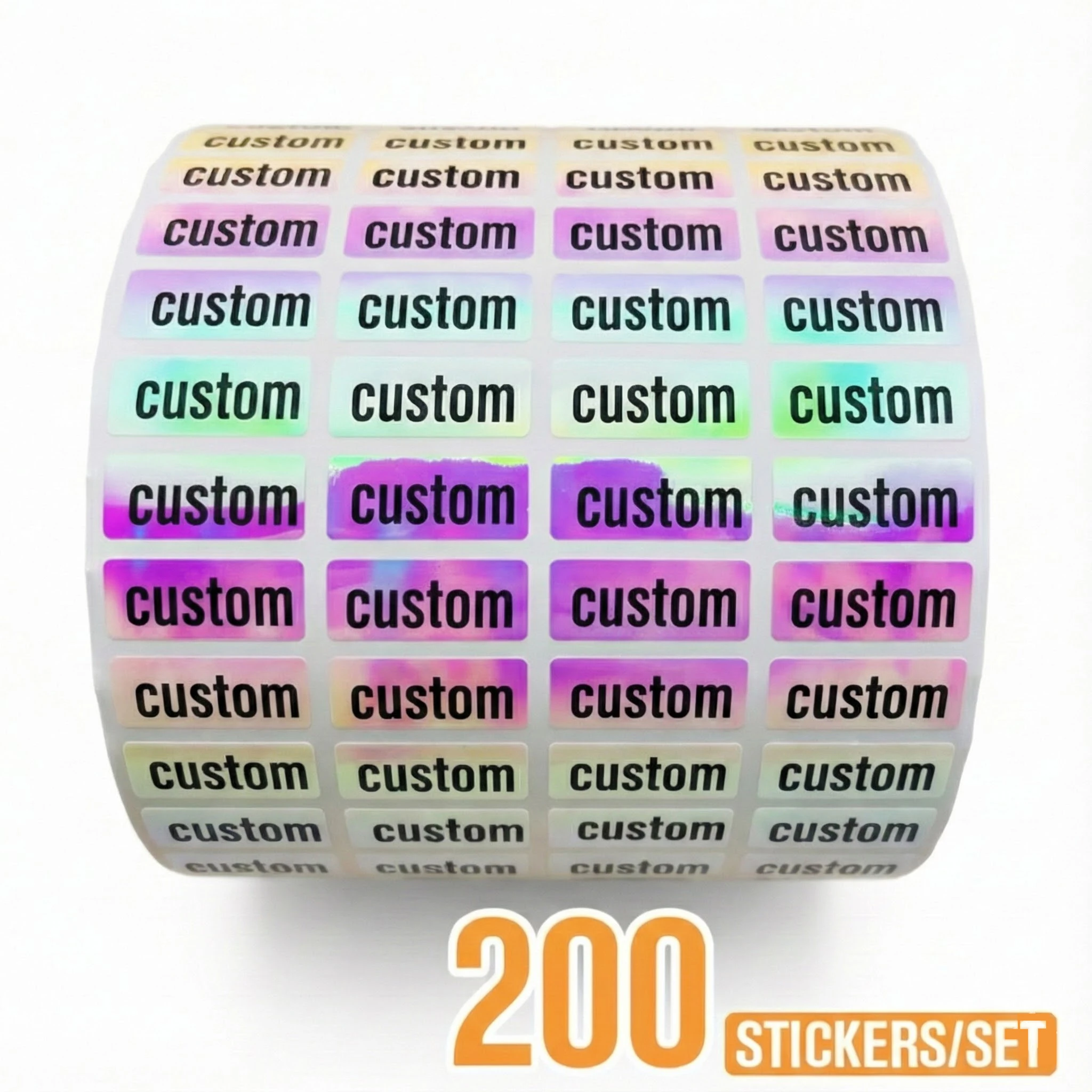 Custom Kawaii Name Tag Sticker Waterproof Stickers Decals Personalized Label for Children School Stationery Bottle