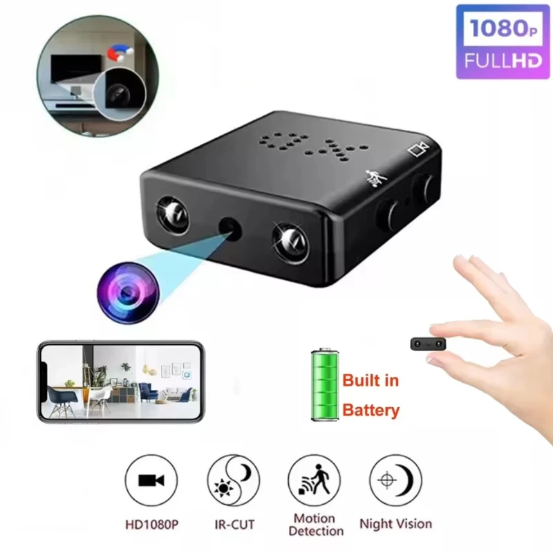 New XD HD 1080P Mini Camera No Wifi Infrared Night Vision Micro Security Camcorder Motion Detection Home Indoor Surveillance Cam