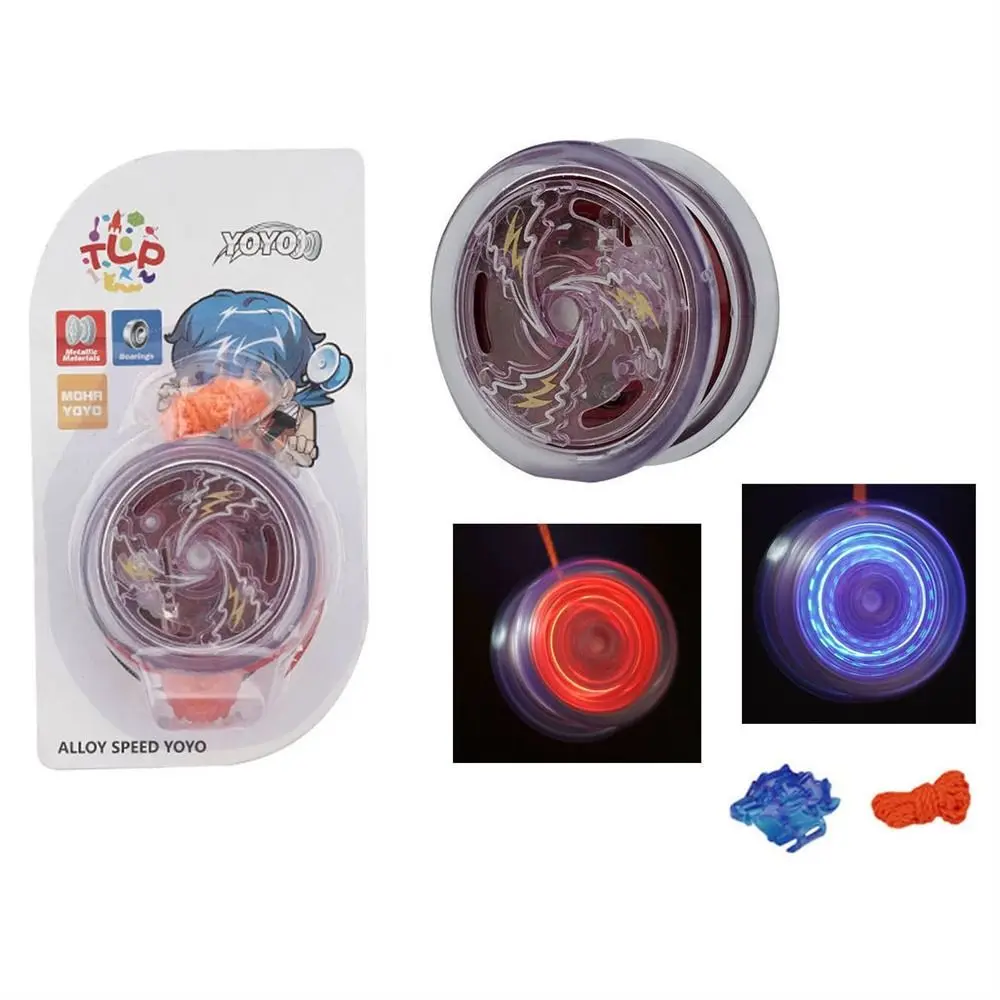 Yo Yo Accessories Beginners Boy Interesting High Speed Luminous Yoyo Aluminum Yoyo Competition Yo-Yo Metal Yoyo