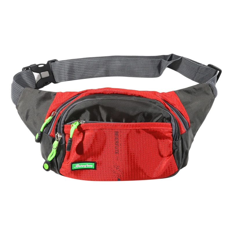 Functional Waist Bag Outdoor Running Fitness Belt Bag​ Multifunctional Phone Key Packet Waterproof Fashion Diagonal Bag