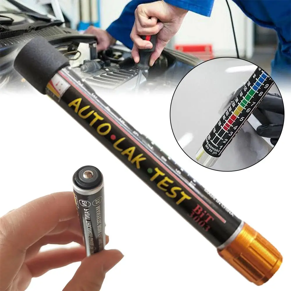Coating Thickness Detection Pen Auto Paint Crash Check Test Paint Tester With Magnetic Tip Scale Car Inspection Tool