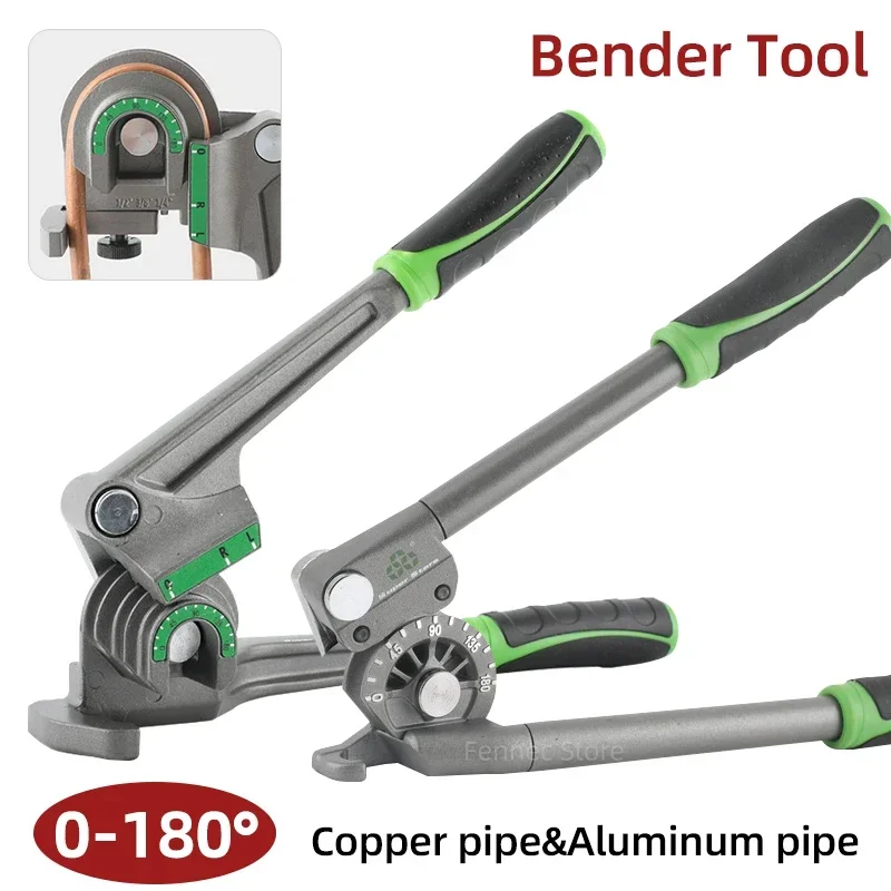 6/8/10mm 3 in 1 Copper Tube Bender Manual Lever Type Bender Pliers Refrigeration Repair Tool for Copper, Brass, Aluminum Pipes