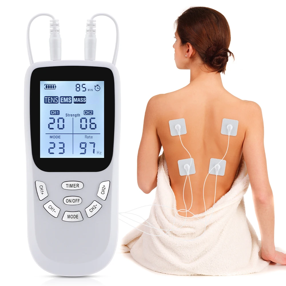 New Upgrade 36 Modes Tens Muscle Stimulator EMS Full Body Massaging Patches Back Waist Knee Digital Tool Muscle Relax Massager