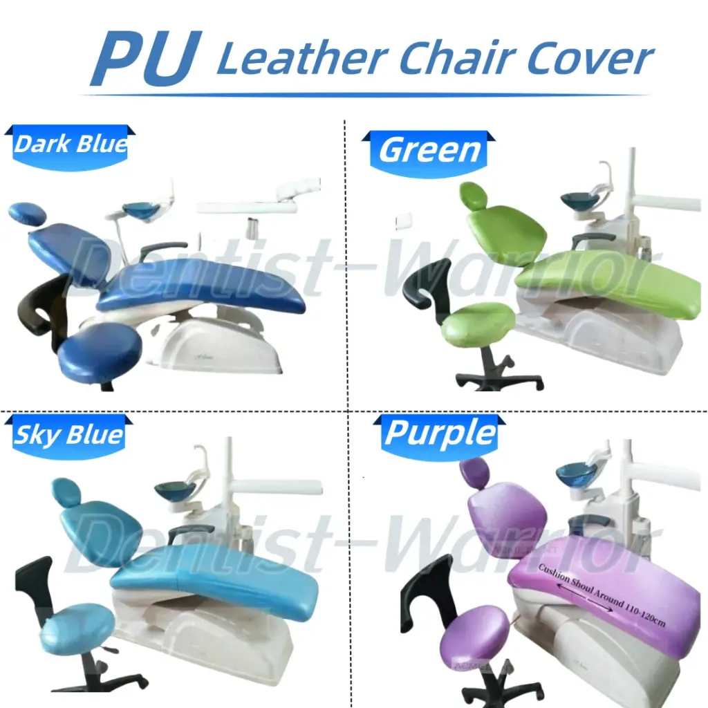 Dental Unit Chair Cover Seat Sleeves Chair Parts Protector Dentist chair cover Pu Leather Waterproof