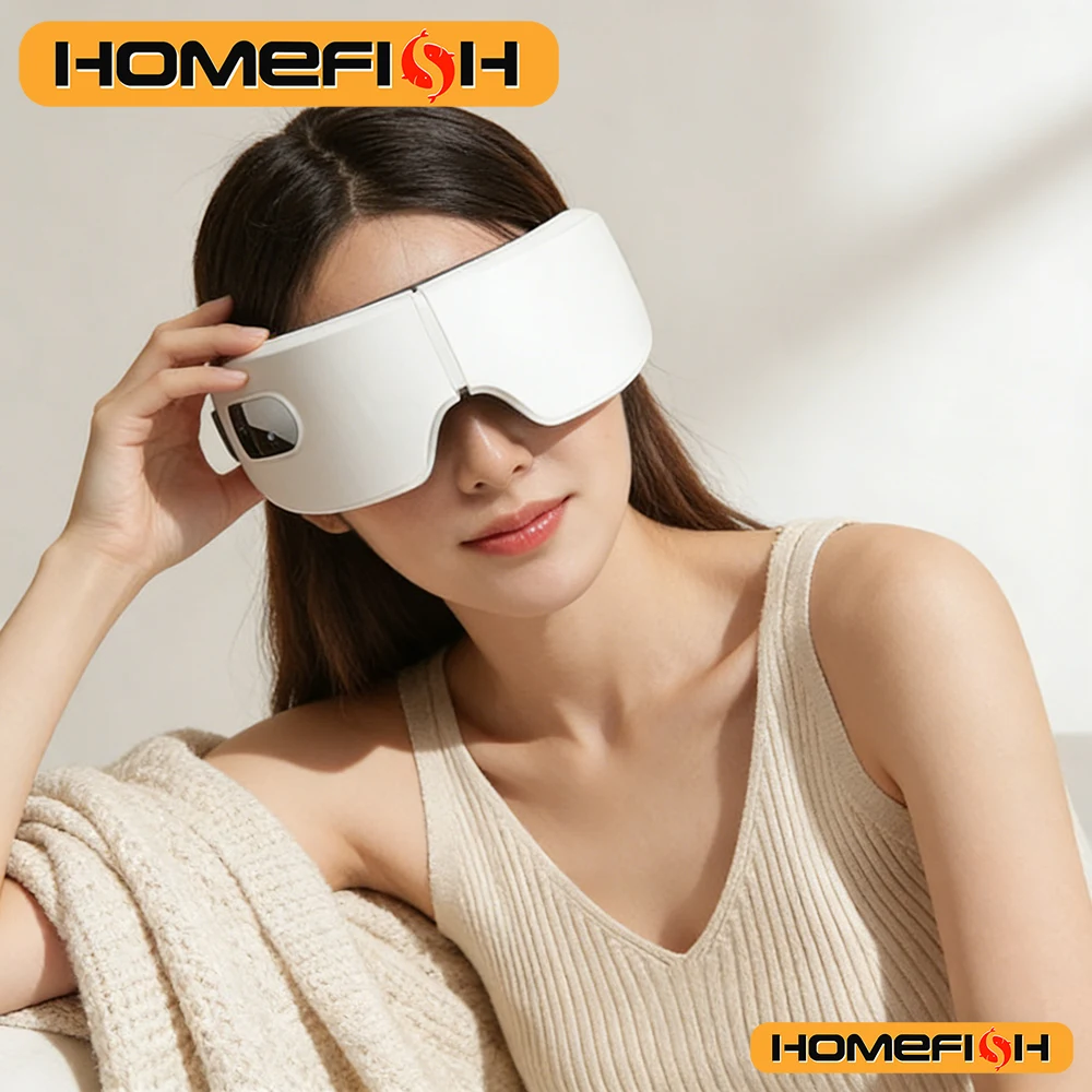 Intelligent Charging Steam Eye Massager - Bt Vibration Hot Compress Eye Mask for Children Eye Protection Device