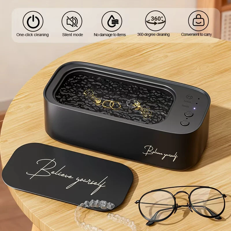 USB Powered Ultrasonic Cleaner High Frequency Vibration Machine Multi-Purpose Jewelry Watch Glasses Bracelets Cleaning Tool