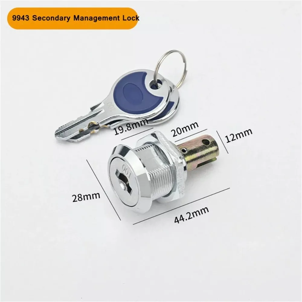 New Iron Cabinet Insert Linkage Toolbox Lock Durable 180° Rotation Unlocking Drawer Lock Fastening Tab Alloy File Cabinet Lock