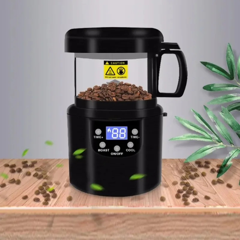 80-100g CE/CB Home Coffee Roaster Electric Mini No Smoke Coffee Beans Baking Roasting Machine 110-240V 1400W