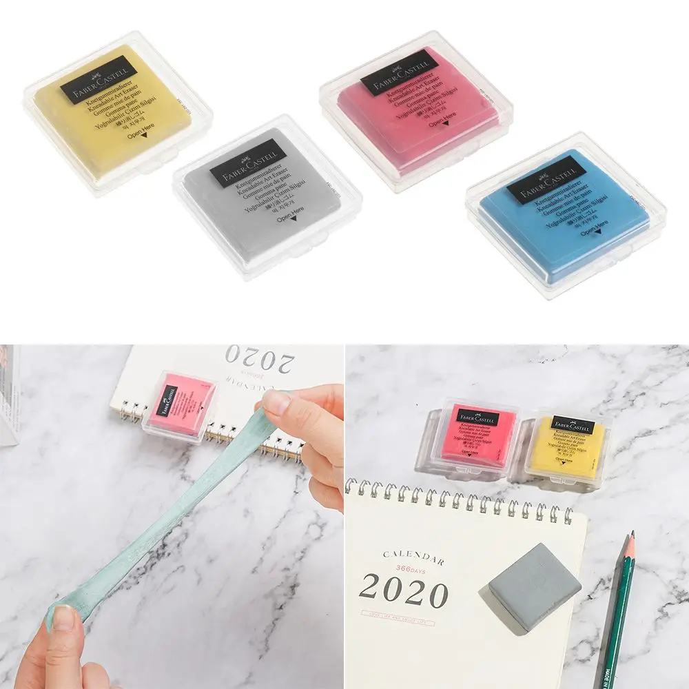 Simple Rubber Plasticity Eraser deformable Soft Soft Erasers Colorful Kneaded Erasers School Office