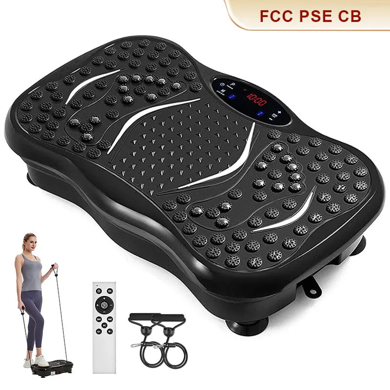 Home Fat Shake Machine Vibration Plate Machine Lazy Standing Fitness Exercise Shaking Vibration Board Mini Body Shaping Fitness