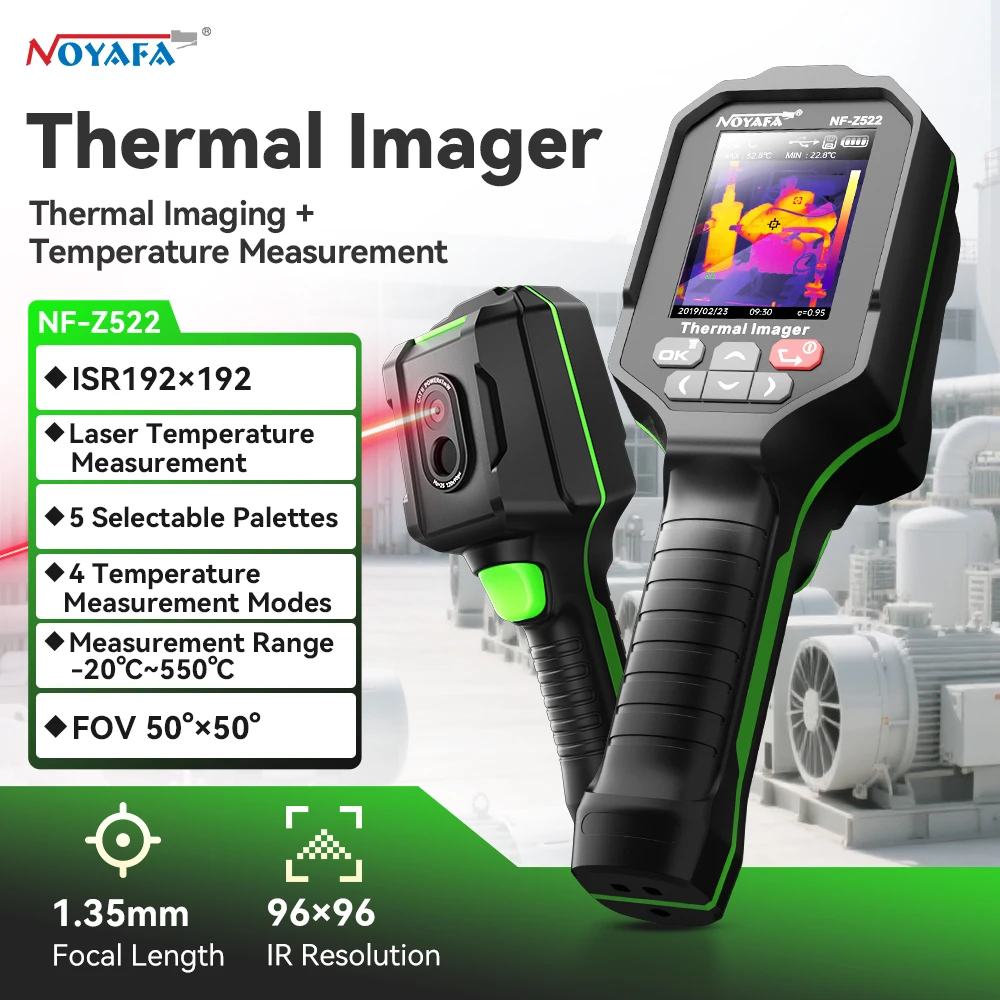 NF-Z522 Industrial Infrared Thermal Imaging Thermal Imager Camera Professional Handheld -20~400℃ 120×90 Resolution Thermometer