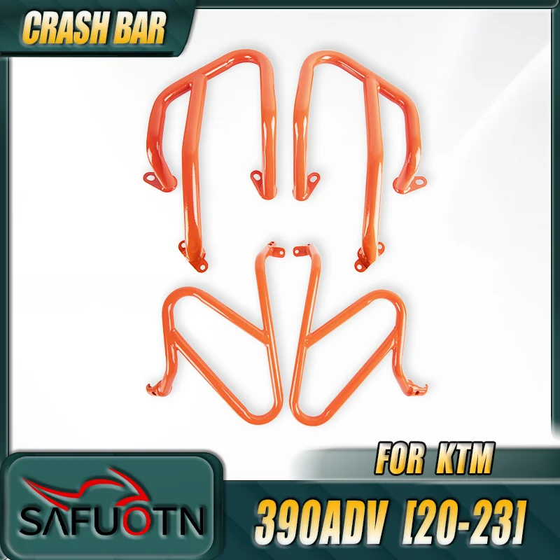 For KTM 390Adv 2020-2023 2022 2021 Engine Guard Highway Crash Bar Motorcycle Frame Protection Bumper Adv 390 Adventure