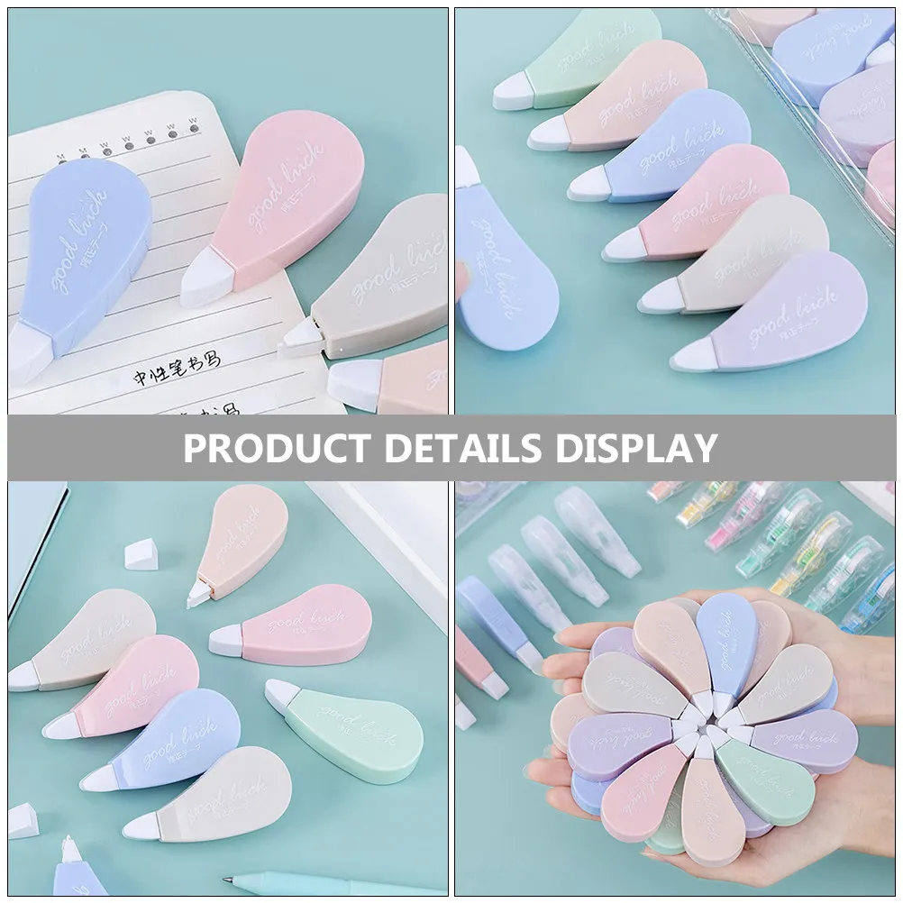 10pcs Small Correction Tape Portable Instant Correcting For Smooth Writing School Office Supplies Student Stationery Adhesive