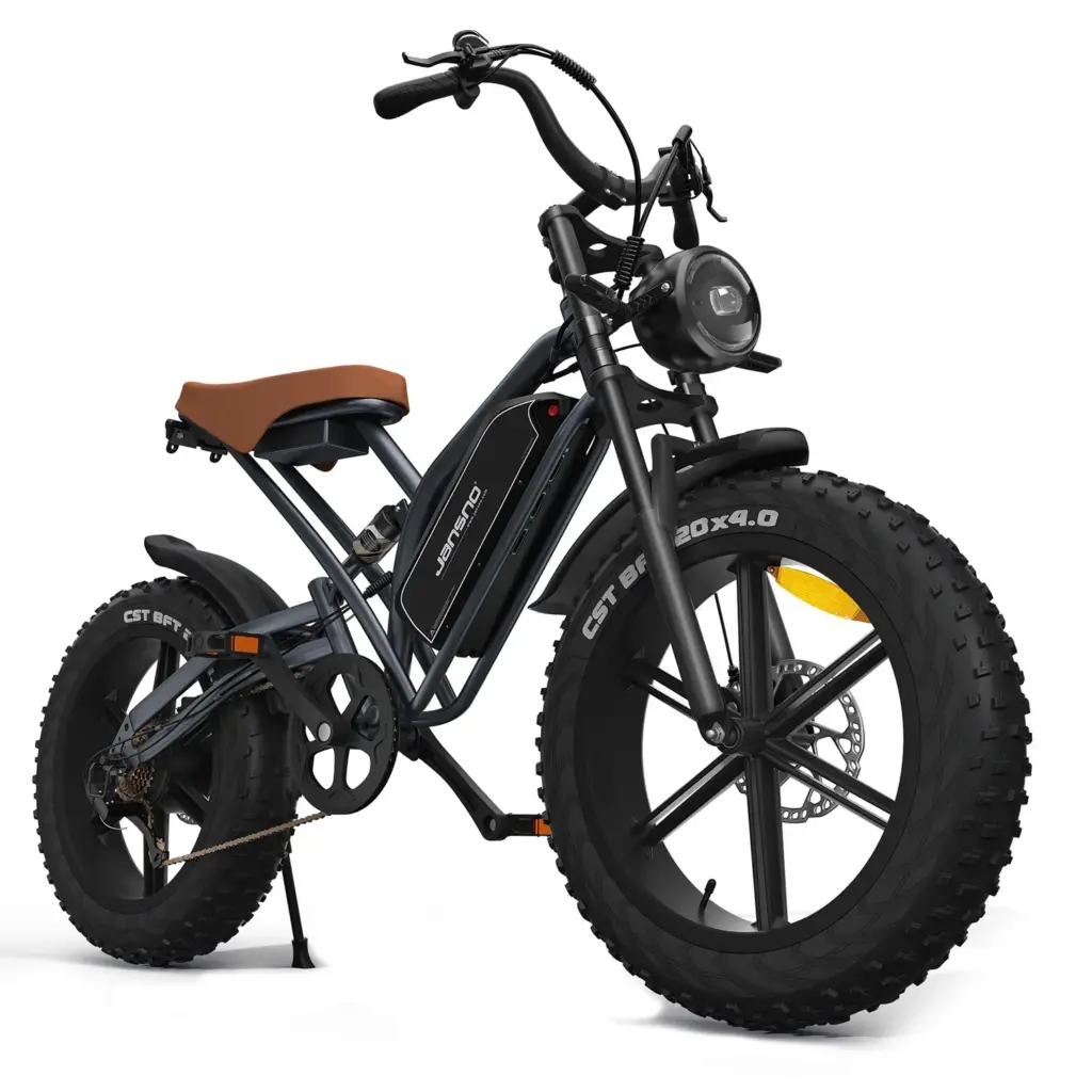 Jansno ebike X50 Adult Electric Bicycle 1000W Men's E-Mountain Bike 48V 14AH Battery 20 Inch Fat Tire Off-Road Electric Bicycle
