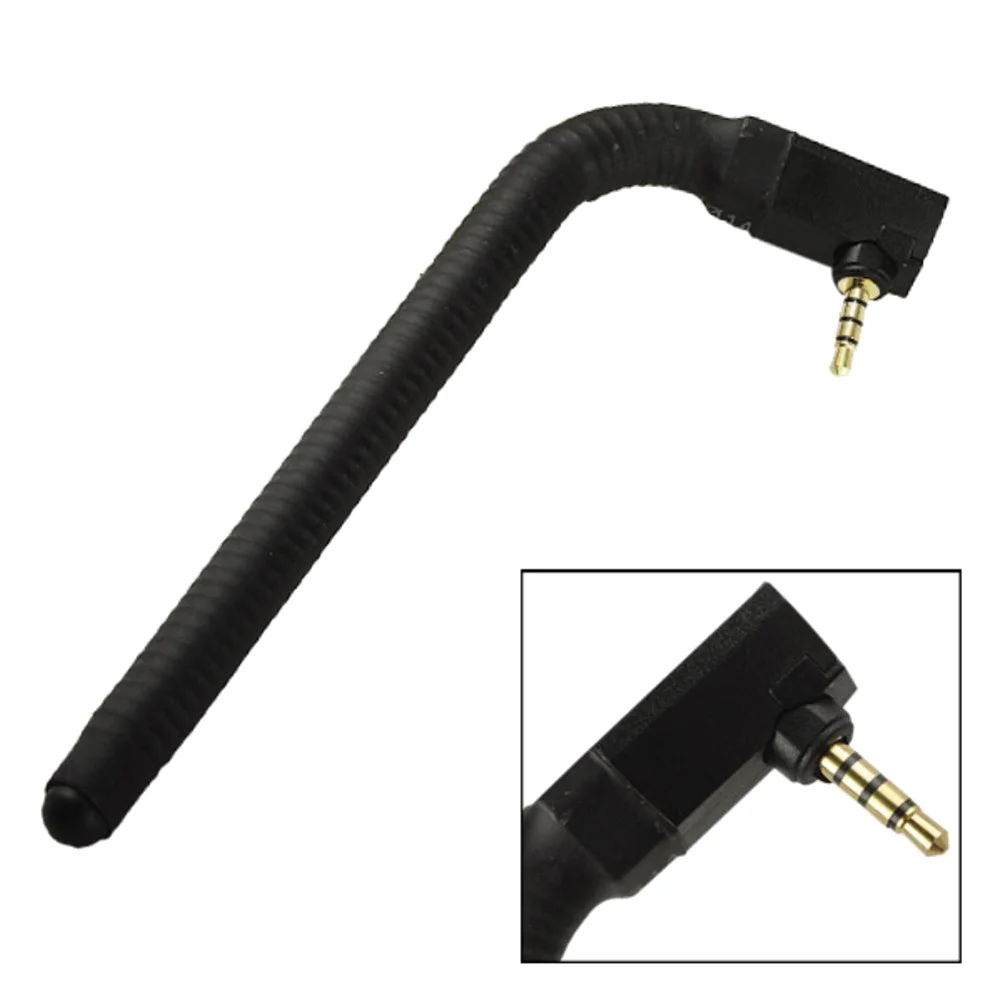 3.5mm FM Radio Antenna Signal Booster 6dbi Jack External Antenna Earphone Jack Signal Digital Analog For Mobile Cell Phone Fm Am