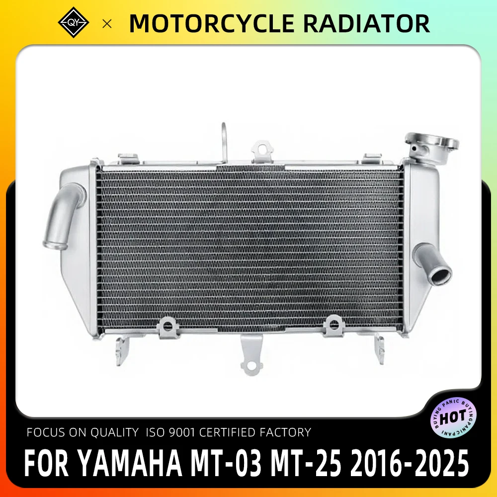 LQYL Motorcycle Radiator Engine Cooler Cooling For YAMAHA MT-03 MT 03 MT-25 2016 2017 2018 2019 2020 2021 2022 2023 2024 2025