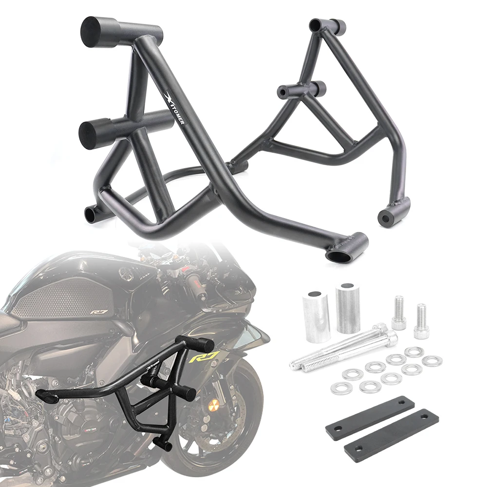 For Yamaha YZF-R7 2021-2022 2023 2024 2025 YZF R7 Motorcycle Engine Highway Guard Crash Bar Stunt Cage Bumper Frame Protector