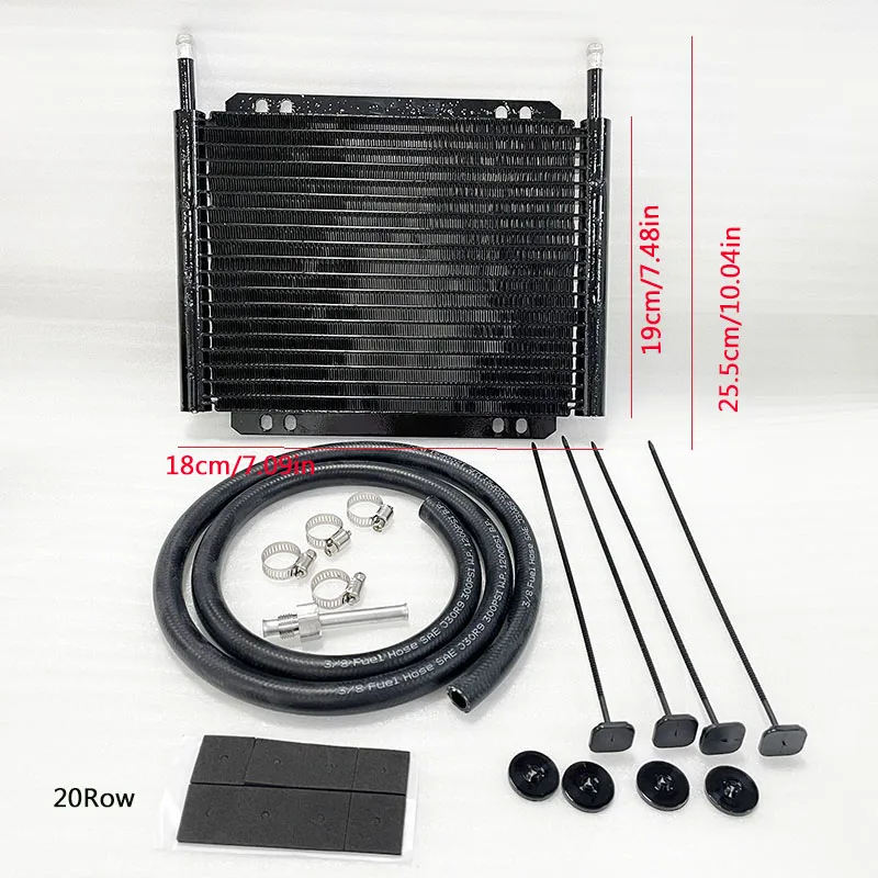 Oil Cooler Aluminum Transmission Oil Cooler 12Row 15Row 17Row Automatic Stacked Plate Oil Cooler Radiator