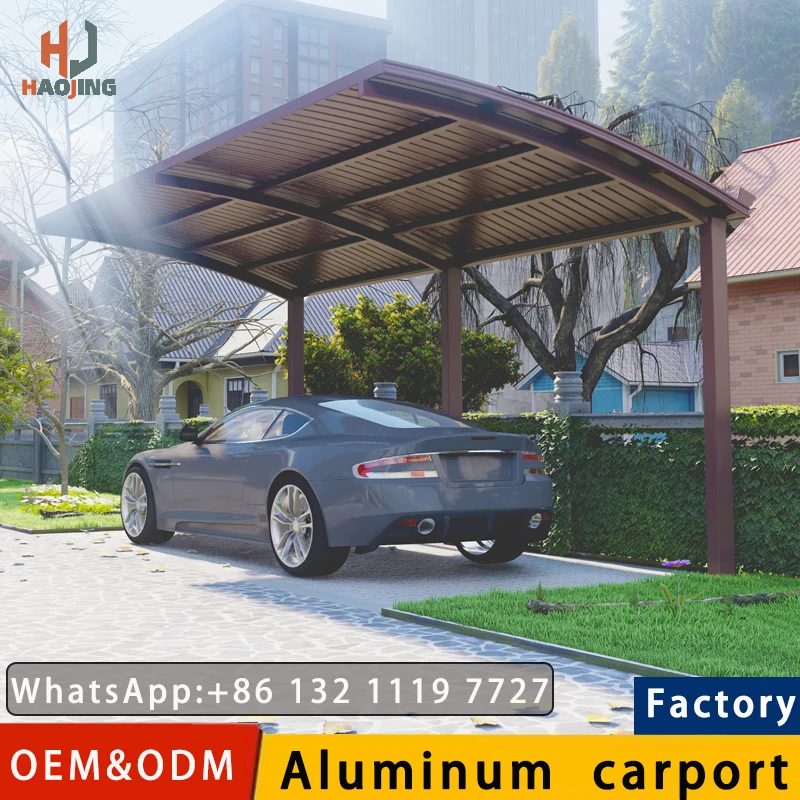 Aluminum alloy canopy courtyard Carport sunshad eterrace roof Gazebo 4x3 Metal Pergola outdoor 3x6 Car port villa Carports