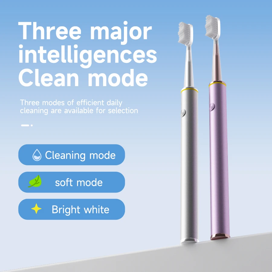 jian Intelligent electric toothbrush with DuPont soft hair and multiple adjustable settings for couples