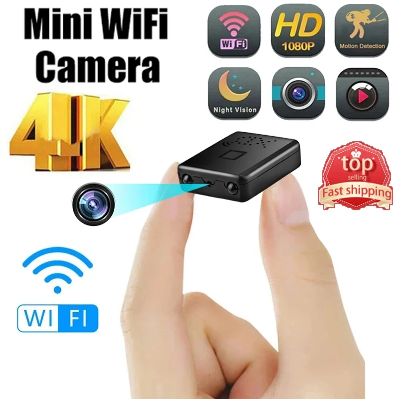 Mini WiFi Camera XD Pro Full 4K Night Vision Remote Monitoring Protection Waterproof Video Recorder Security Protection 2025