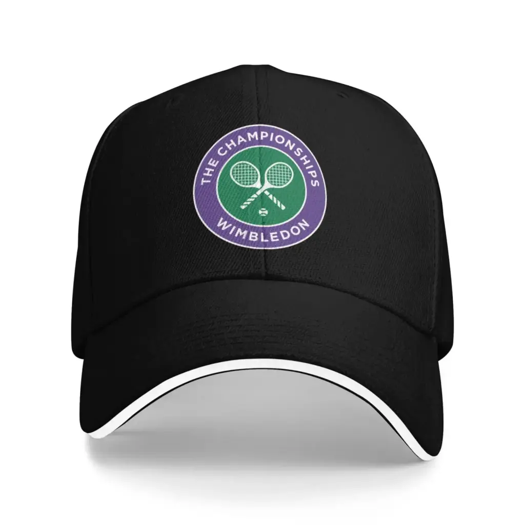 Wimbledon The Championship Tennis Grand Slam Print Baseball Cap Gentleman Hat Fun Hats Sun Cap Anime Men's Baseball Women's