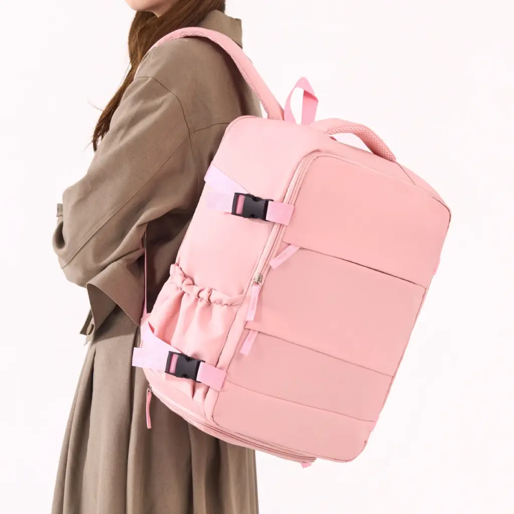 Cross-Border Travel Backpack for Men and Women, Large Capacity Shoe Compartment Luggage Bag, Computer Business Bag, Student School Bag, Commuting Bag