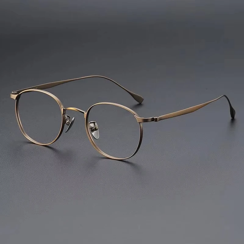 Fashion Comfortable Glasses Women Retro Ultralight Pure Titanium Eyewear Luxury High-end Quality Eyeglasses Frame For Men Women