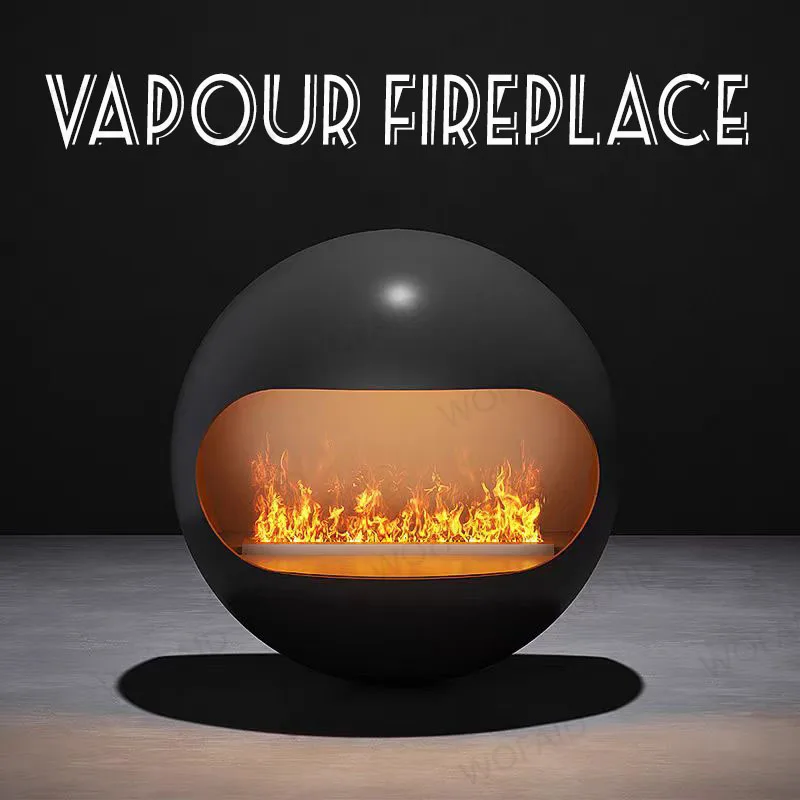 Intelligent Indoor Electric Water Vapor Fireplace Smart Steam LED Flame TV Stand Fireplace Decoration 3D Water Vapour Fireplace