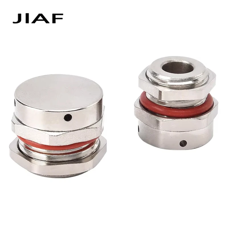 1PCS With Nut Metal Waterproof Vent Plug M5 M8 M10 M12 M16 M18 M20 Nickel Plated Brass Screw In Protective Breathers Vent Valves