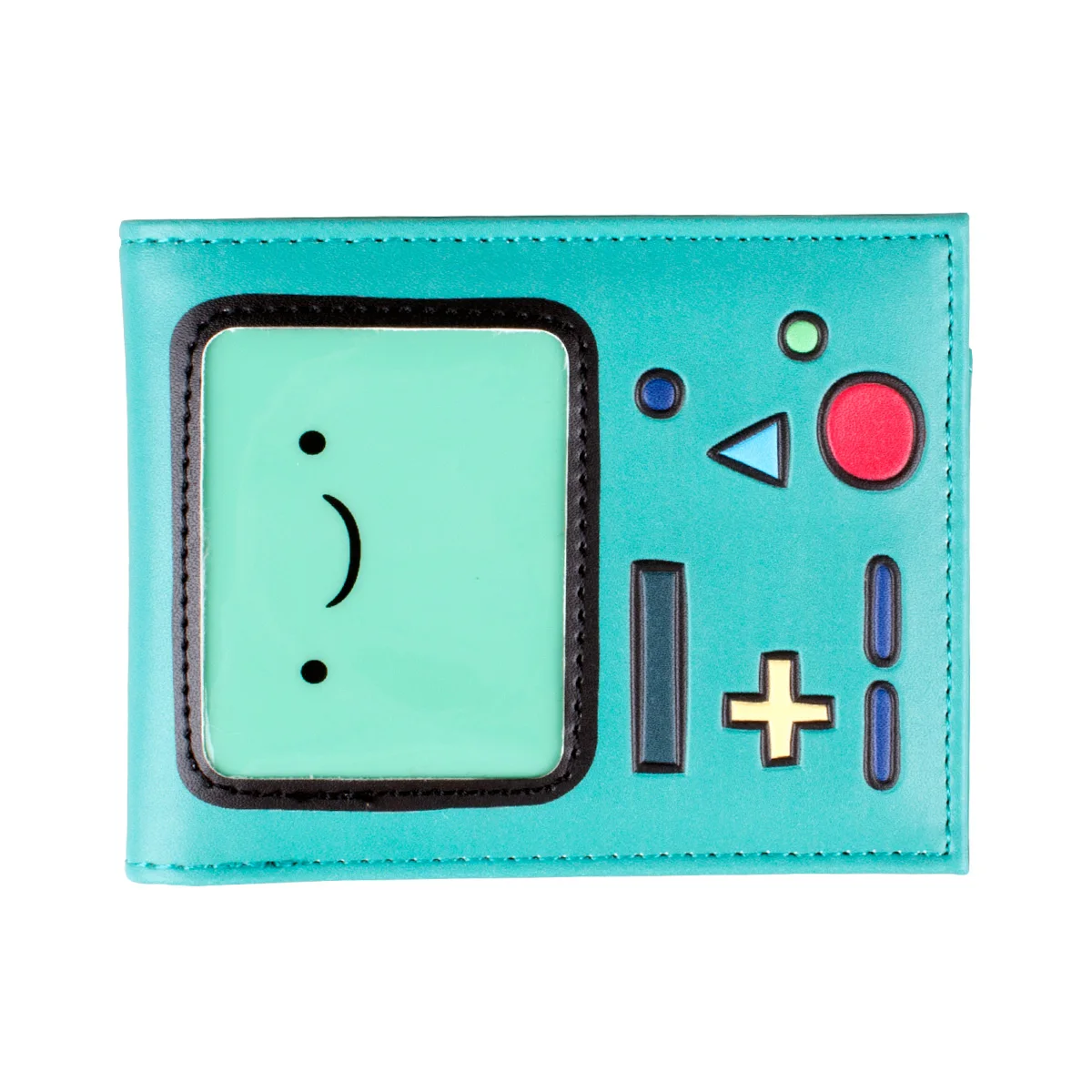 High-Quality Green Foldable Independent Gaming Machine Screen Wallet with Fashionable Embossed Card Holder And ID Seat