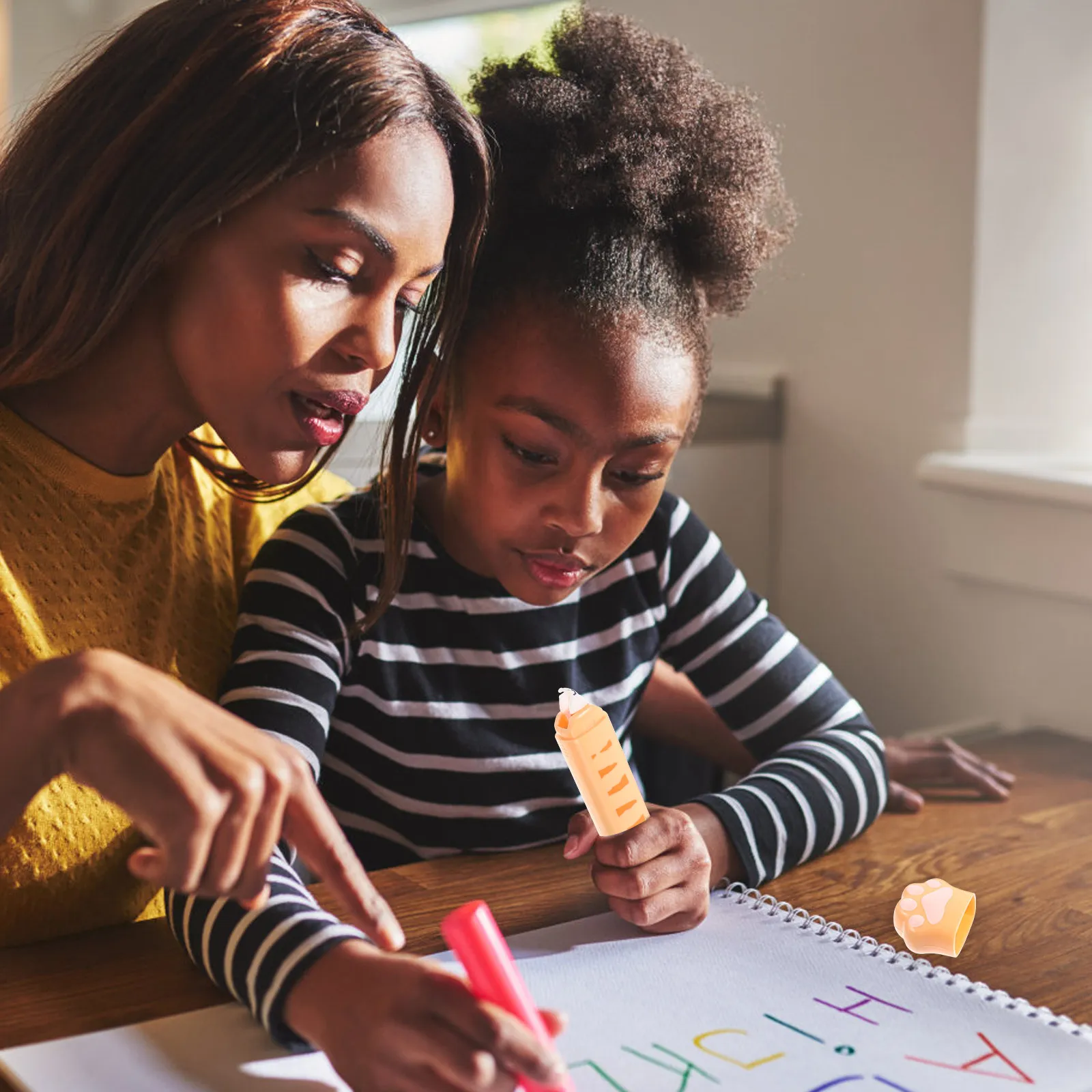 3Pcs Double-Sided White Correction Tape Portable Ergonomic Design Smooth Coverage No Shadow for Students Office School Home