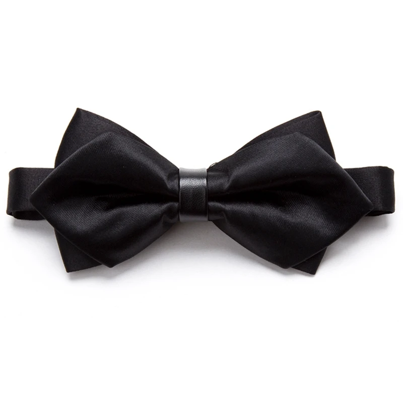 Men Ties Solid Fashion Butterfly Party Wedding Black Red Bow Tie for Boys Girls Candy Bowknot Accessories Formal Dress Bowtie