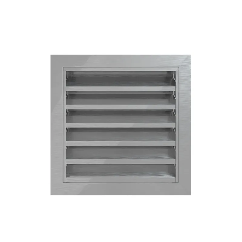 6/8/10/12inch 201 Stainless Steel Square Vent Grille Exterior Wall Exhaust Vent Exhaust Ventilation Window Ventilation Cover