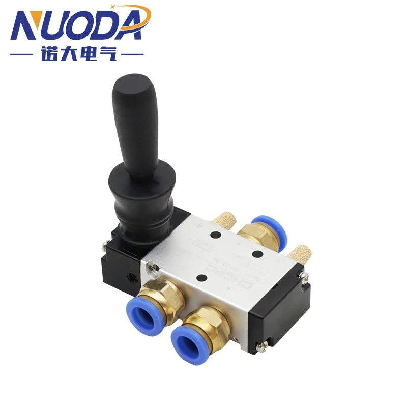 4H210-08 5/2 Way Pneumatic Air Hand Lever Operated Valve Manual Control 2 Position 3 5Port Push-Pull 3H210-08