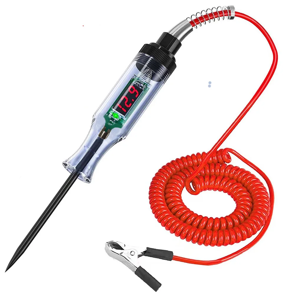3-36V Car Truck Voltage Circuit Tester Auto 6V 24V Tools Car Diagnostic Probe Test Pen Light Bulb Electric Measuring Pen Tools ﻿