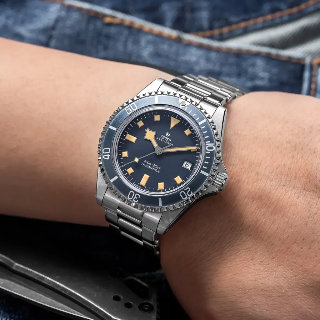 THORN T023 V2 40mm Men Watch 316 Stainless Steel PT5000 Automatic Movement Mechanical Watch Sapphire 200m Waterproof Writwatch